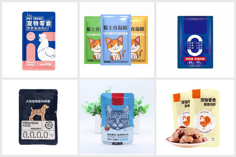 RL-GD10-ZK12-160寵物濕糧全自動包裝機樣品